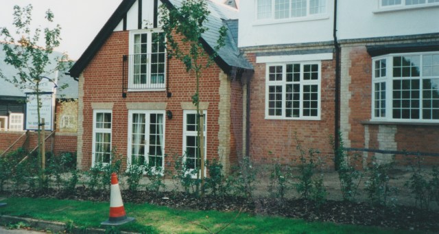 The dining room window is the one in the middle....