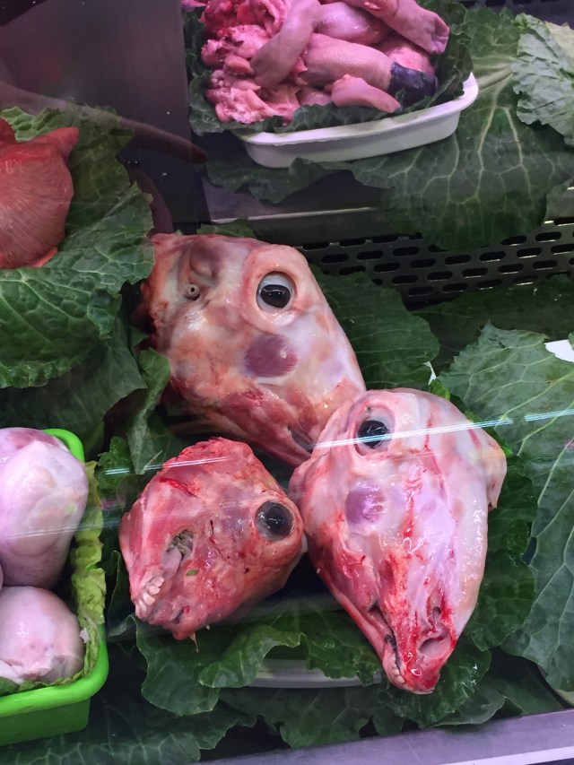 But please not sheep heads